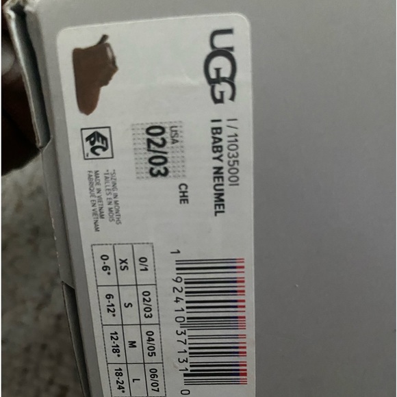 Brown baby ugg boots